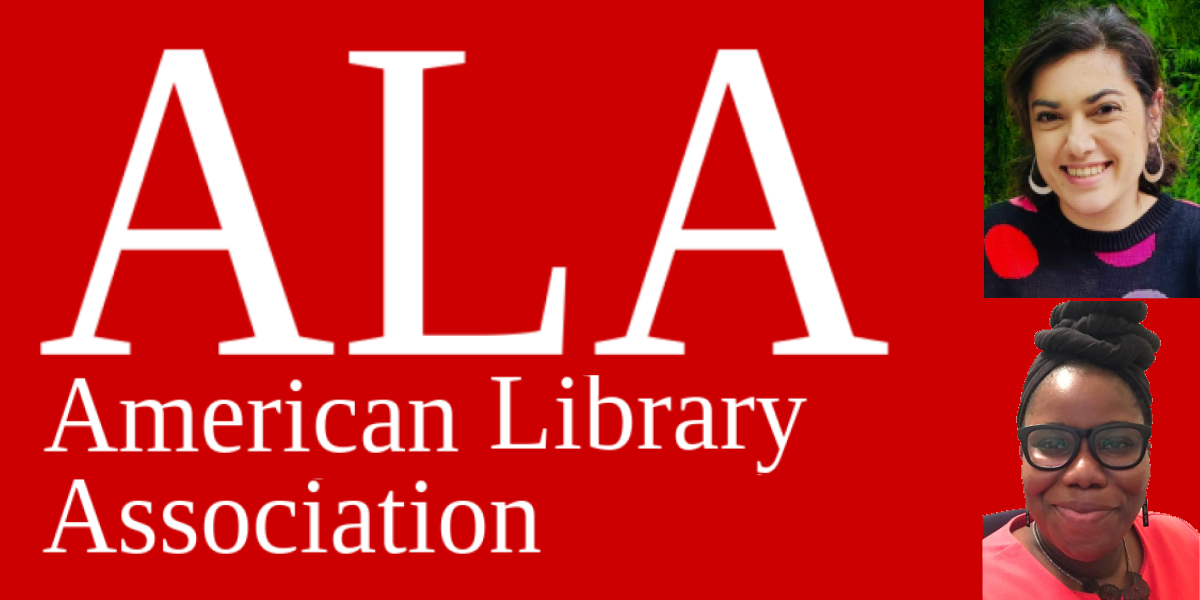 ALA Logo Next to Photos of Lydia Curliss and Twanna Hodge