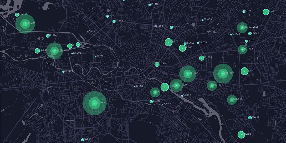 Colorful data map