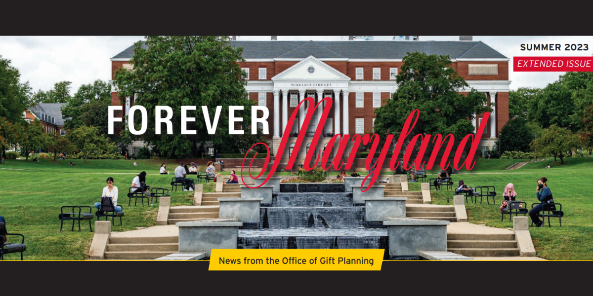 UMD Forever Maryland newsletter banner image