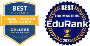 HCIM rankings badges from College Rank and EduRank