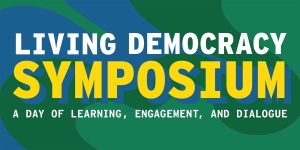 Living Democracy Symposium Banner 