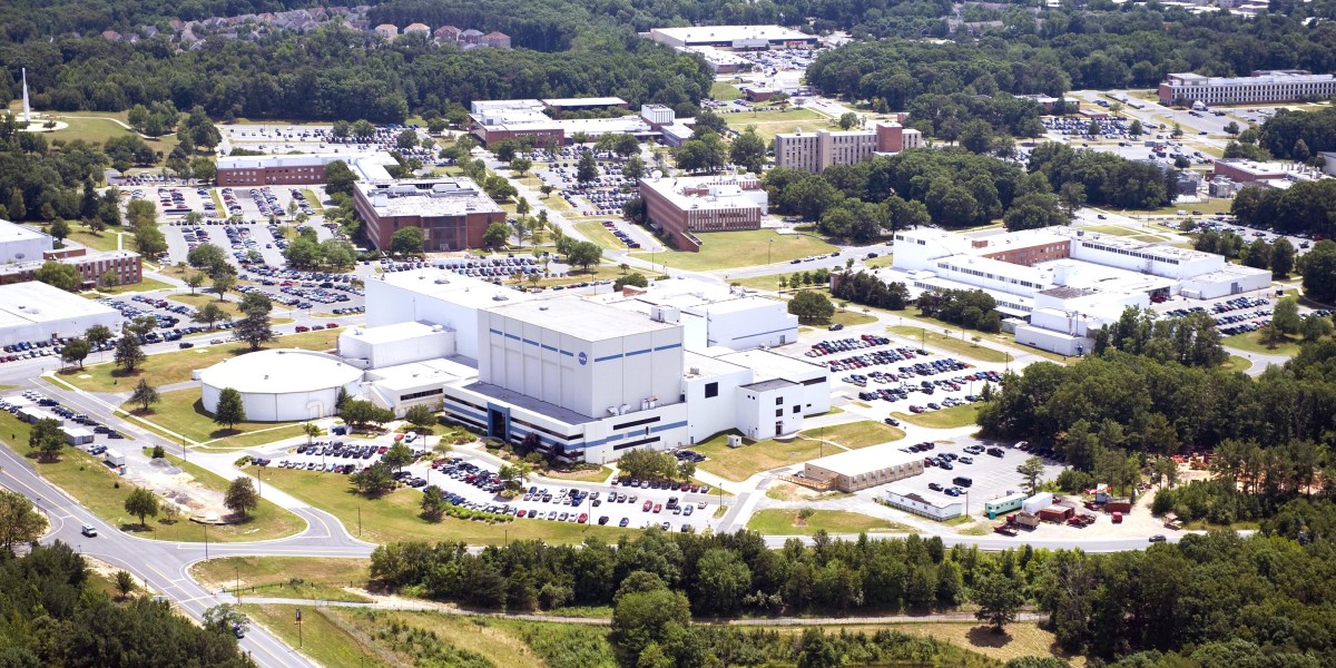 aerial view of NASA's campus