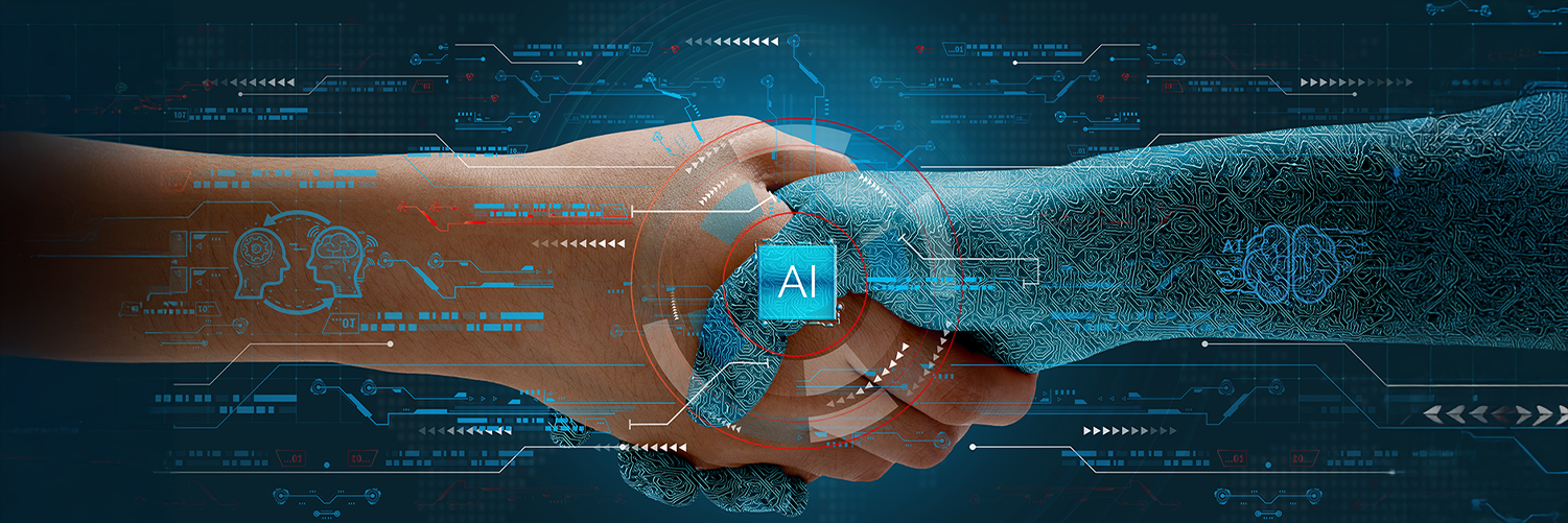 Human & AI handshake