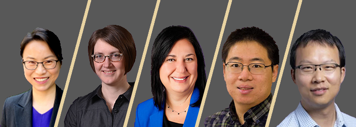 From left to right: Dr. Min Sun, UW College of Education; Dr. Lorraine Males, University of Nebraska – Lincoln; Dr. Melissa Boston, Duquesne University School of Education; Dr. Wei Ai, University of Maryland College of Information Studies; and Dr. Jing Liu, University of Maryland College of Education.