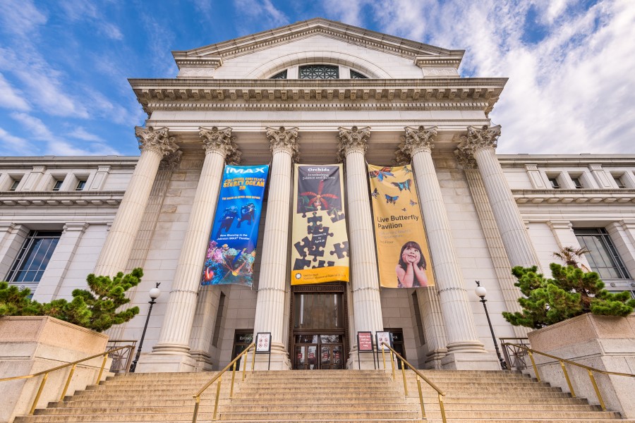 Front view of the Smithsonian