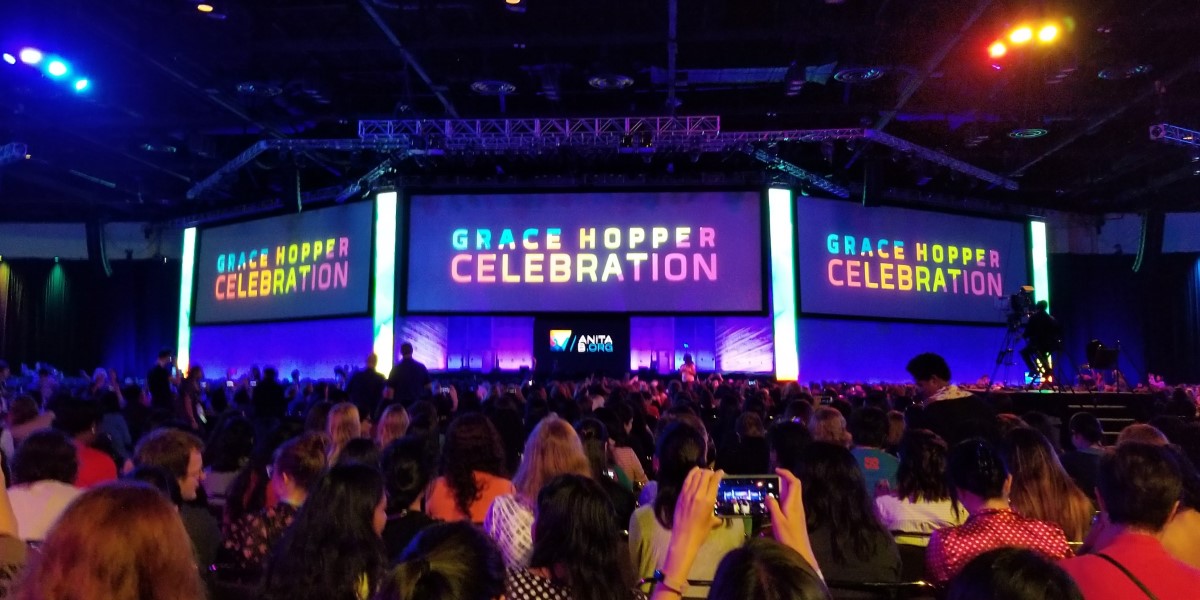 Photo of Speaker Event at Grace Hopper Conference