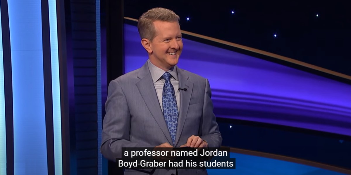 Screenshot of Jeopardy Masters host Ken Jennings