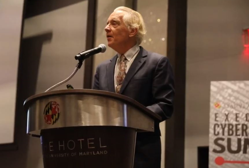 Dean Marzullo speaking at the 2019 UMD Cybersecurity Summit